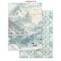 Preview: Stamperia - Papier, Aufkleber & Stanzteile "White Christmas by Cristina Radovan" Junk Journal Backgrounds,Stickers,Cut-Outs