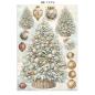 Preview: Stamperia - Papier, Aufkleber & Stanzteile "White Christmas by Cristina Radovan" Junk Journal Backgrounds,Stickers,Cut-Outs