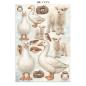 Preview: Stamperia - Papier, Aufkleber & Stanzteile "White Christmas by Cristina Radovan" Junk Journal Backgrounds,Stickers,Cut-Outs