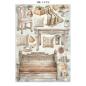 Preview: Stamperia - Papier, Aufkleber & Stanzteile "White Christmas by Cristina Radovan" Junk Journal Backgrounds,Stickers,Cut-Outs