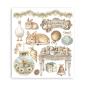 Preview: Stamperia - Transfer Aufkleber "White Christmas by Cristina Radovan" Rub-On