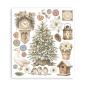 Preview: Stamperia - Transfer Aufkleber "White Christmas by Cristina Radovan" Rub-On
