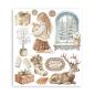 Preview: Stamperia - Transfer Aufkleber "White Christmas by Cristina Radovan" Rub-On
