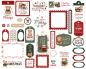 Preview: Carta Bella - Stanzteile & Anhänger "Have A Beary Christmas" Ephemera Frames & Tags