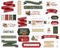 Preview: Carta Bella - Stanzteile & Anhänger "Have A Beary Christmas" Ephemera Titles & Phrases