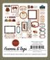 Preview: Carta Bella - Stanzteile & Anhänger "Here Comes Autumn" Ephemera Frames & Tags