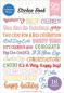 Preview: Echo Park - Aufkleber "Essentials Celebration Phrases" Sticker 