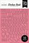 Preview: Echo Park - Aufkleber "Essentials Pink Alpha" Sticker 