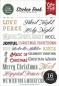 Preview: Echo Park - Aufkleber "Essentials Vintage Christmas Phrases" Sticker 