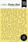 Preview: Echo Park - Aufkleber "Essentials Yellow Alpha" Sticker 