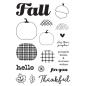 Preview: Simple Stories - Stempelset "Pumpkins & Plaid" Clear Stamps 