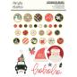 Preview: Simple Stories - Decorative Brads "Mistletoe & Holly" 