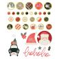 Preview: Simple Stories - Decorative Brads "Mistletoe & Holly" 