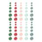 Preview: Simple Stories - Enamel Dots "Simple Vintage Evergreen Memories Glitter" 60 Stück 