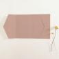Pocketfold-Karte B6 seitlich Recycling "Kraft Rosé" Basic Line