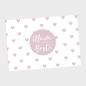 Preview: Spruchposter "Rosa Herzen" quer | Geschenkidee | Personalisiert  | Muttertag | Wanddeko