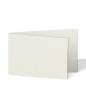 Doppelkarte - Faltkarte 250g/m² DIN A6 quer in recycling wollweiss
