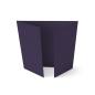 Altarfalz-Karte quadratisch (14,8x14,8cm) 225g/m² in aubergine