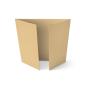 Altarfalz-Karte quadratisch (14,8x14,8cm) 240g/m² in cappuccino