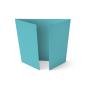 Altarfalz-Karte quadratisch (14,8x14,8cm) 240g/m² in ozeanblau