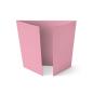 Altarfalz-Karte quadratisch (14,8x14,8cm) 240g/m² in flamingo