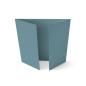 Altarfalz-Karte quadratisch (14,8x14,8cm) 240g/m² in petrol