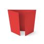 Altarfalz-Karte quadratisch (14,8x14,8cm) 240g/m² in rot