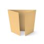 Altarfalz-Karte quadratisch (14,8x14,8cm) 240g/m² in sandgelb