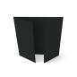 Altarfalz-Karte quadratisch (14,8x14,8cm) 220g/m² in schwarz