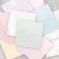 Preview: Designpapier "Pastell Basic" 6x6" 28 Bogen einseitig