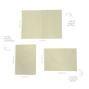Preview: Faltkarte mit Briefumschlag DIN B6 in bambus ivory