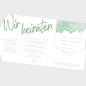 Preview: Pocketfold Karte 15x15cm quadratisch