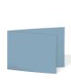 Preview: Doppelkarte - Faltkarte 220g/m² DIN B6 quer in graublau