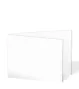 Preview: Doppelkarte - Faltkarte 240g/m² DIN B6 quer in weiss