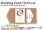 Preview: Backing Card - Aufleger 11x16cm für B6 Pocketfold