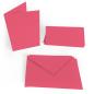 Preview: Faltkarte mit Briefumschlag DIN A5 in fuchsia