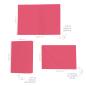 Preview: Faltkarte mit Briefumschlag DIN A5 in fuchsia