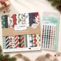 Preview: LaCreativ Bundle „Festliche Farben“ – Designpapier 6×6″ & Enamel Dots „Festliche Farben“