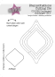 Preview: Kulricke Stanzschablone "Ornament Anhänger 3D" Craft Die 
