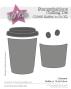 Preview: Kulricke Stanzschablone "Kaffe to Go Aufleger" Craft Die