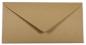 Briefumschlag DIN lang in kraft sand, 100g, ohne Fenster, Nassklebung