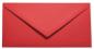 Briefumschlag DIN lang in rot, 120g, ohne Fenster, Nassklebung