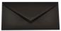 Briefumschlag DIN lang in schwarz, 120g, ohne Fenster, Nassklebung