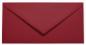 Briefumschlag DIN lang in weinrot, 90g, ohne Fenster, Nassklebung