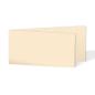 Preview: Faltkarte DIN Lang quer 240g/m²  in creme