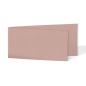 Faltkarte DIN Lang quer 220g/m²  in kraft rose