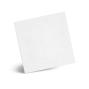 Karte - Einlegekarte 15x15 cm 240g/m² in leinen (weiss)