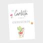 Preview: Kita-Kind-Poster "Lama" | Einschulung | Meilensteintafel | Geschenk 1. Geburtstag | Personalisiertes Geschenk