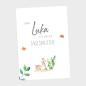 Preview: Tagesmutter-Kind "Lama" | Einschulung | Meilensteintafel | Geschenk 1. Geburtstag | Personalisiertes Geschenk