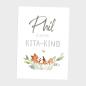 Preview: Kita-Kind-Poster "Waldtiere" | Einschulung | Meilensteintafel | Geschenk 1. Geburtstag | Personalisiertes Geschenk